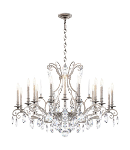 Schonbek Rn3892N-48H 18 Light Crystal Chandelier, Antique SilverBy Schonbek