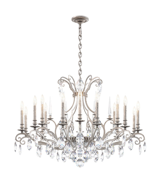 Schonbek Rn3892N-48H 18 Light Crystal Chandelier, Antique SilverBy Schonbek