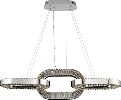Catena Foyer, Chrome, VerticalBy KALCO LIGHTING