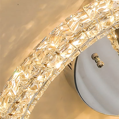 Aicurzio | Fashionable Luxury Crystal Gold Chandelier, 51.2x35.4'By Miron Demid LLC