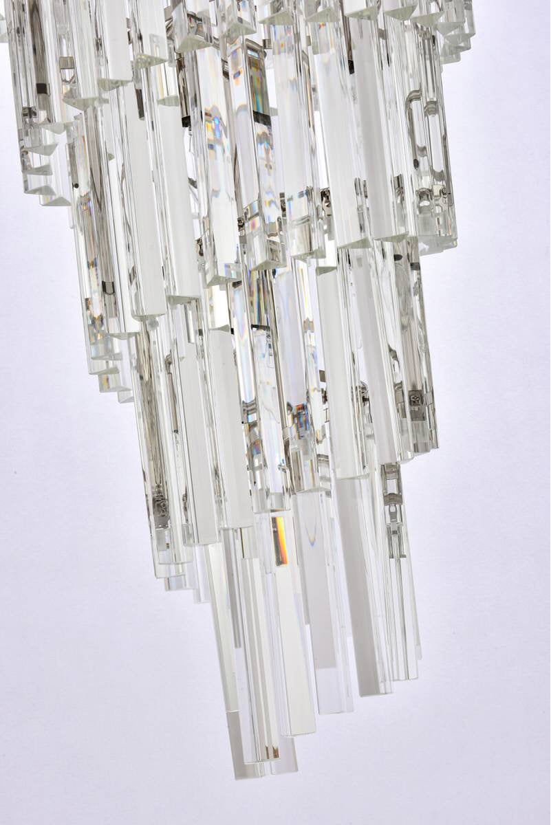 Elegant Lighting 36.5" Spiral Crystal ChandelierBy Elegant Furniture & Lighting