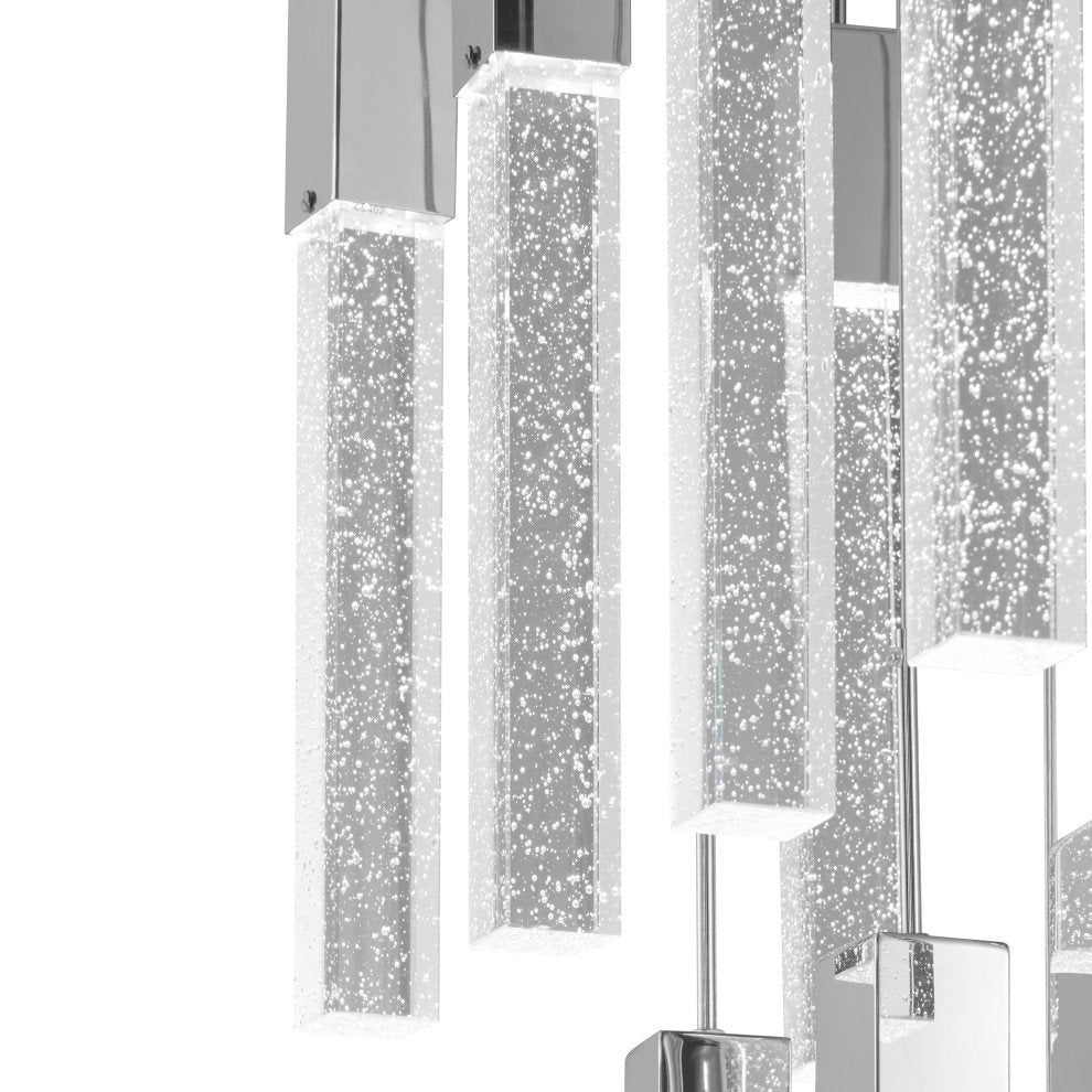 Rectangular Crystal Chandelier // XL 25 LightBy Finesse Decor