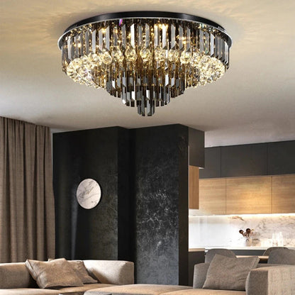 Gio Crystal Ceiling Chandelier, Diameter 40"By MORSALE