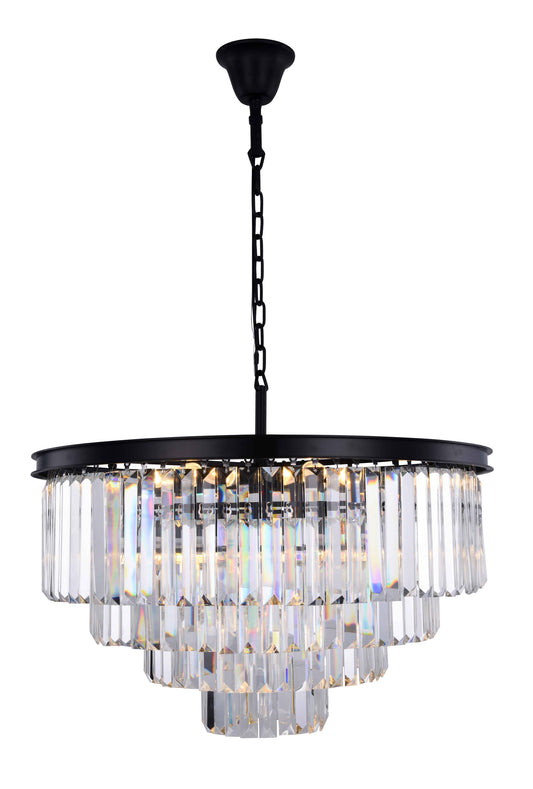 Sydney 17-Light Chandelier, Shade: ClearBy Elegant Furniture & Lighting
