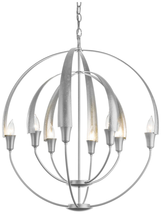 Double Cirque Chandelier - Vintage Platinum Finish