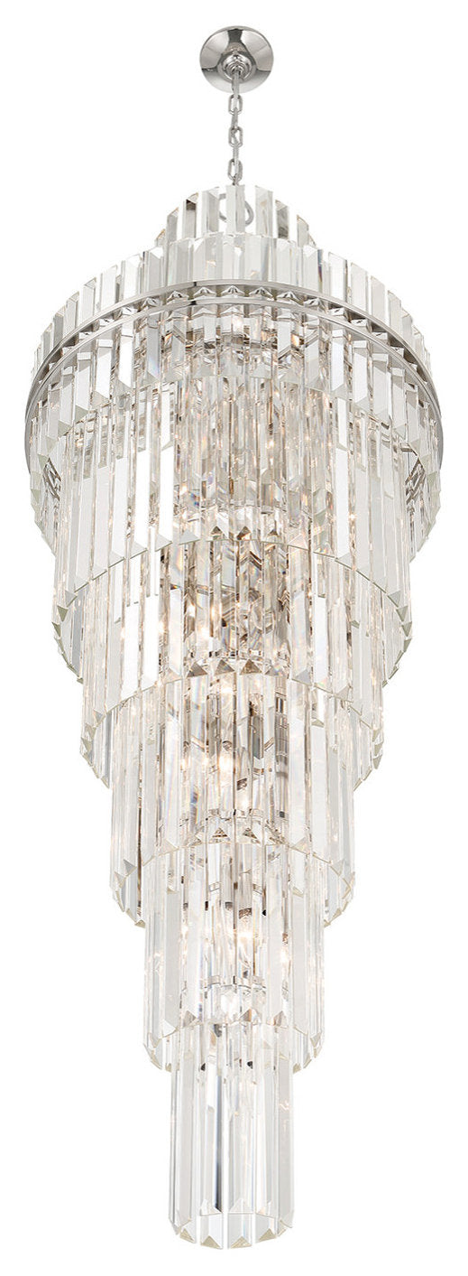 Crystorama Lighting Group HAY-1419 Hayes 31 Light 24"W Crystal - PolishedBy Crystorama Lighting