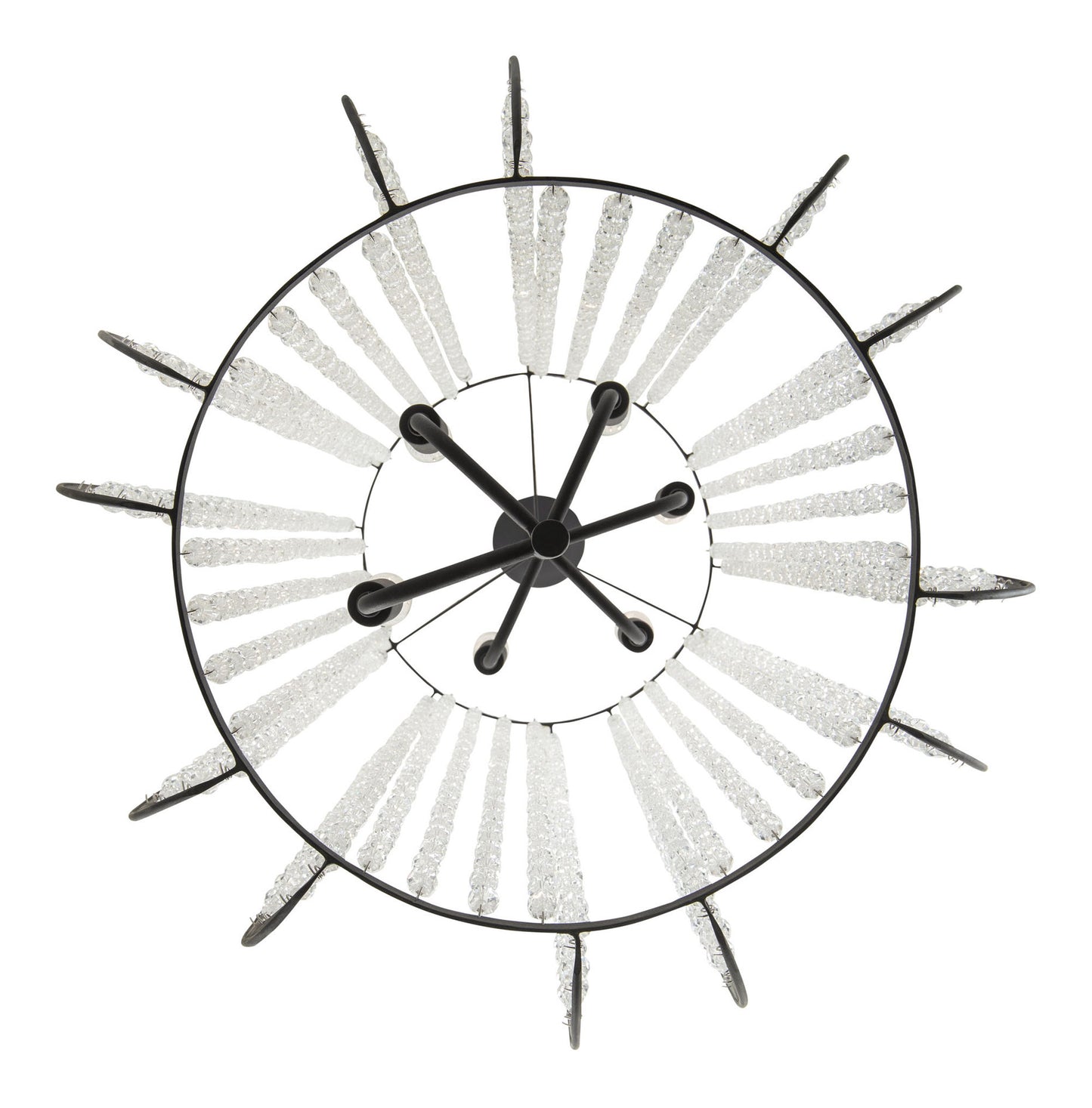 Varaluz 367F06 Caesar 6 Light 24"W Cage Pendant - CarbonBy Varaluz