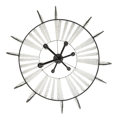 Varaluz 367F06 Caesar 6 Light 24"W Cage Pendant - CarbonBy Varaluz