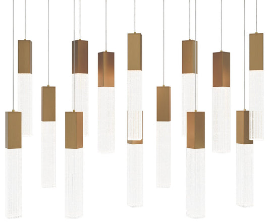 Cinema LED Pendant in Aged BrassBy Modern Forms