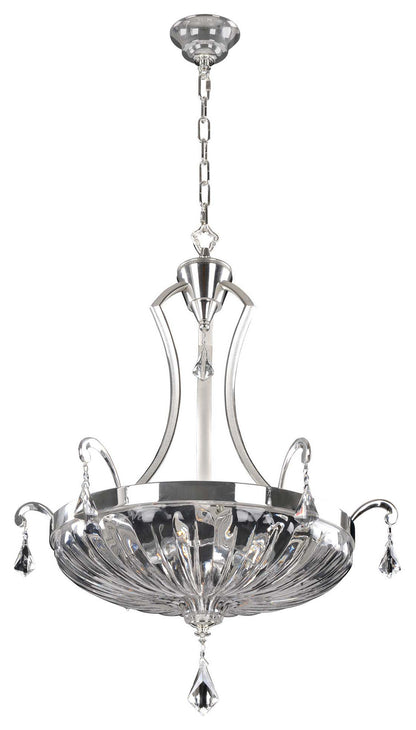 Orecchini 6-Light Traditional Large Pendant by AllegriBy Allegri Crystal by Kalco Lighting