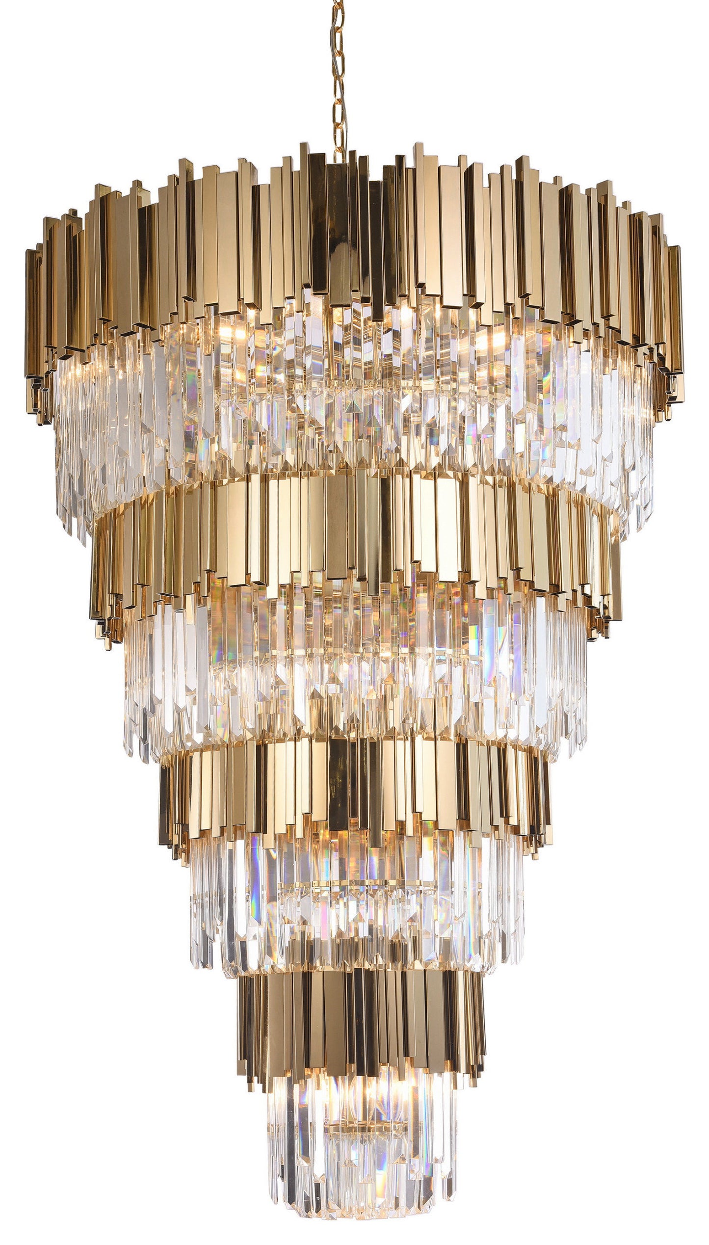 8-Tier Chandelier, GoldBy Design Living