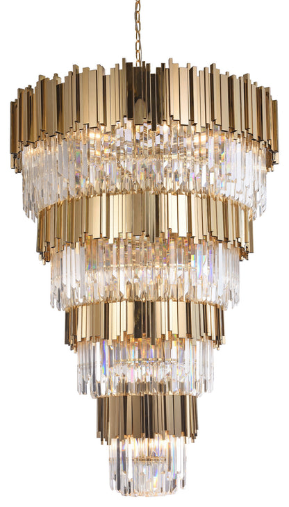 8-Tier Chandelier, GoldBy Design Living