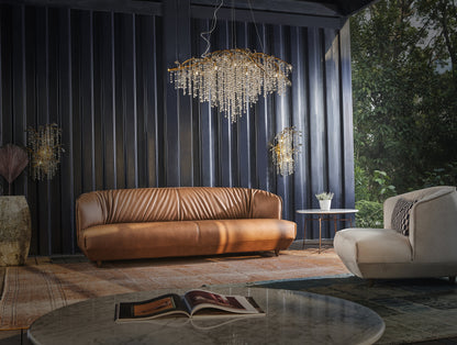 Gold Crystal Branch Chandelier, GoldBy Design Living