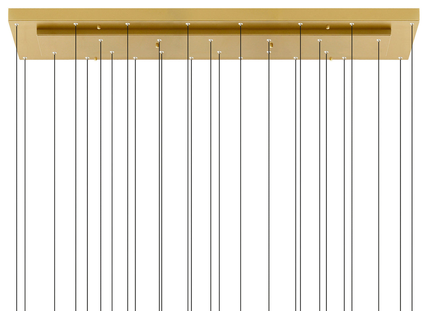 CWI LIGHTING 1588P60-14-624 Stagger Integrated LED Brass ChandelierBy CWI Lighting