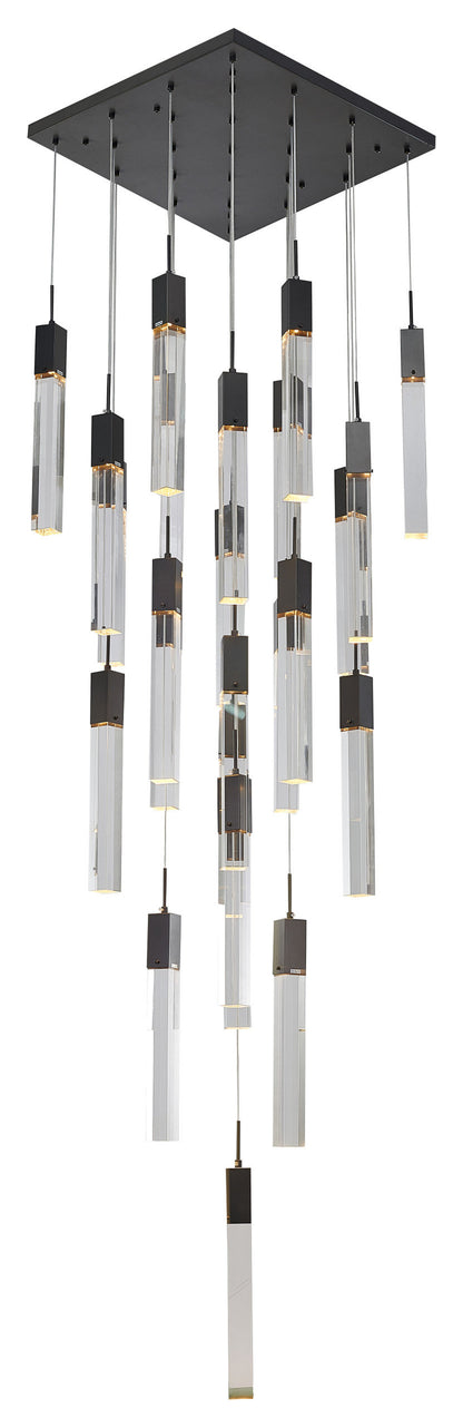 Crystal Cascade Multi-Light PendantBy Design Living