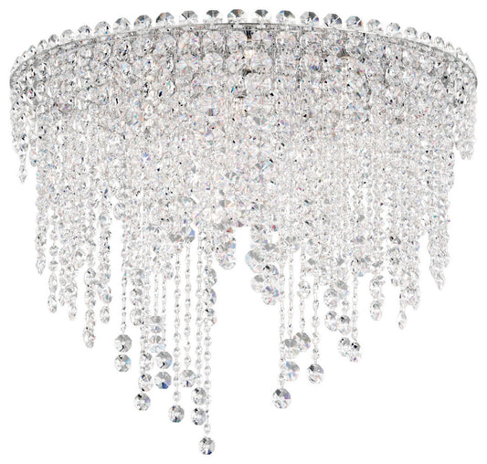 Chantant 6-Light Flush Mount Ceiling Light in Stainless SteelBy Schonbek