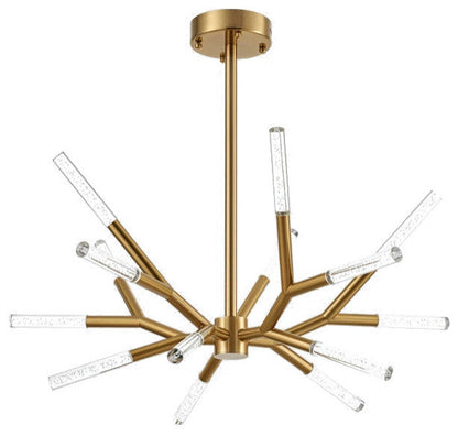 Aliano | Creative Tree Branches Design Bubble Crystal Chandelier, Gold, 15 Heads, Warm LightBy Miron Demid LLC