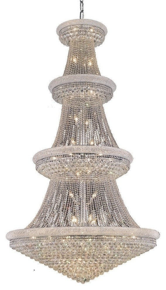 Elegant Primo 48-Light Chrome Chandelier Clear Royal Cut CrystalBy Elegant Furniture & Lighting