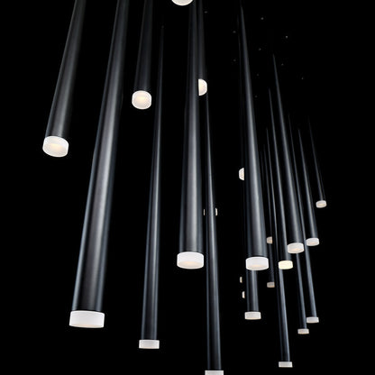 Modern Forms PD-41823L Cascade 23 Light 54"W LED Crystal Linear - Aged BrassBy Modern Forms