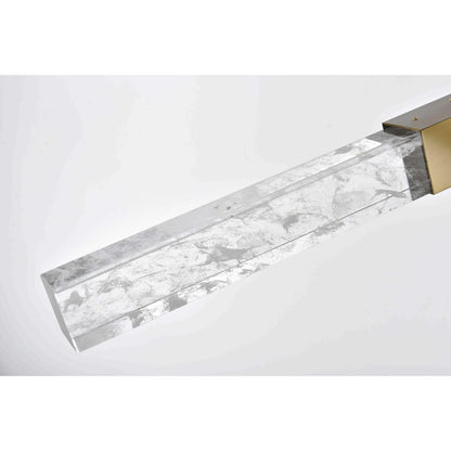 Ari 8 Light Pendant, Satin GoldBy Elegant Furniture & Lighting