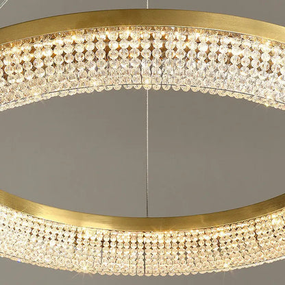Bergamo 3-Tier Crystal Ring ChandelierBy MORSALE
