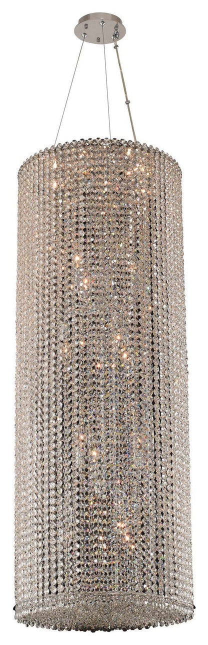Torre 18x49" 18-Light Modern Large Pendants by AllegriBy Allegri Crystal by Kalco Lighting