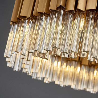 Milano Crystal Chandelier, Diameter 32"By MORSALE