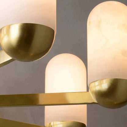 8-Light Natural Marble Modern ChandelierBy MORSALE