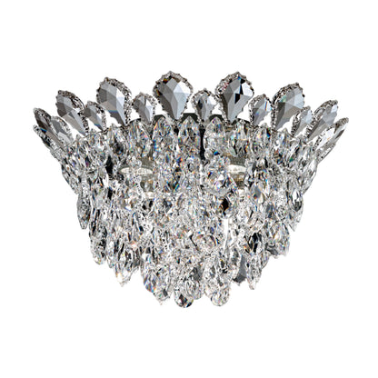 Schonbek Tr1201N-401H 4 Light Crystal Semi-Flush, Polished Stainless SteelBy Schonbek
