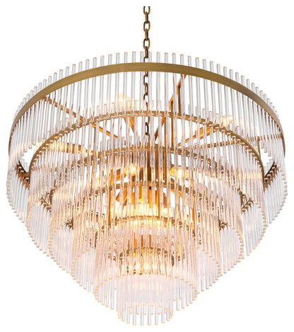 Cascading Glass Rods Chandelier | Eichholtz EastBy OROA - Furniture