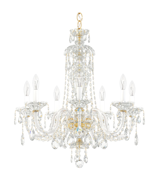 Schonbek 2995-211S, 7 Light Crystal Chandelier In AureliaBy Schonbek