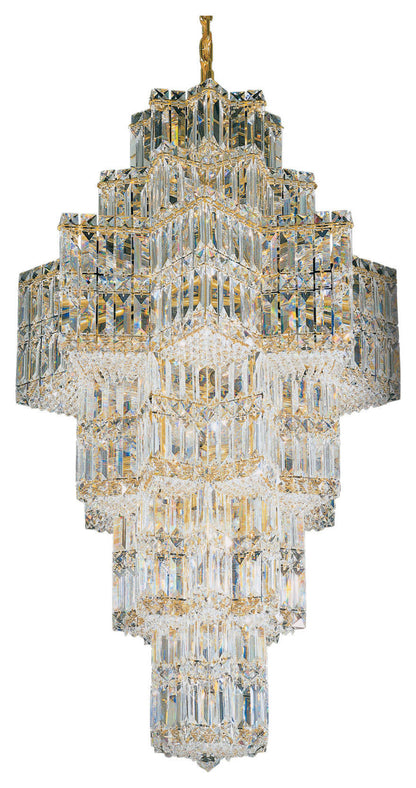 Equinoxe 35-Light Chandelier in Rich Auerelia Gold With Clear Gemcut CrystalBy Schonbek