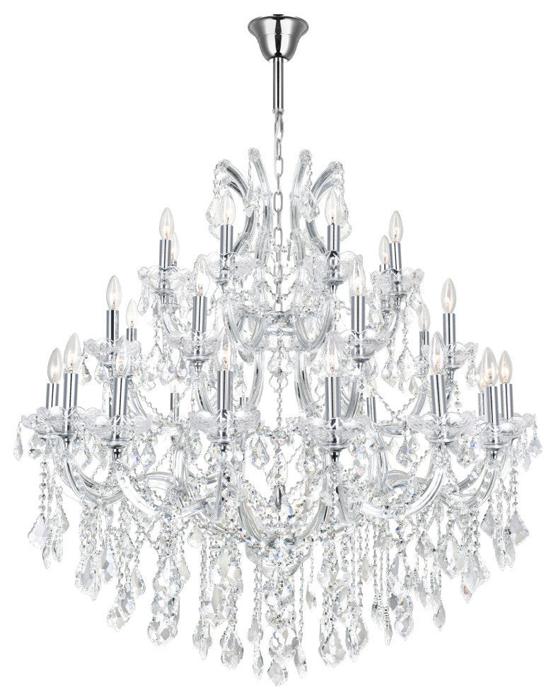 Maria Theresa Up Chandelier, 42"By CWI Lighting