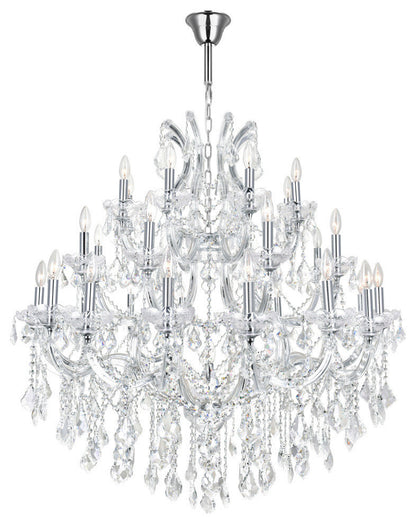 Maria Theresa Up Chandelier, 42"By CWI Lighting
