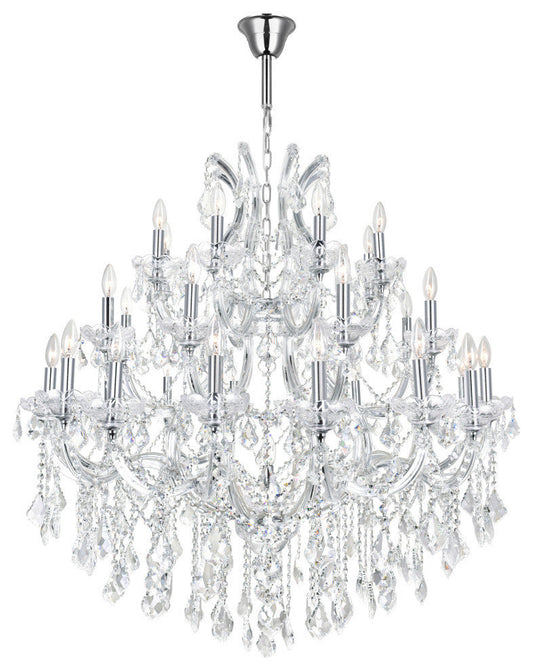 Maria Theresa Up Chandelier, 42"By CWI Lighting
