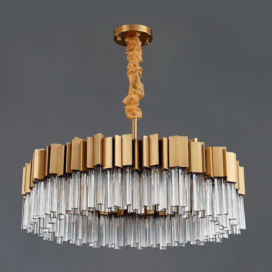 Milano Crystal Chandelier, Diameter 32"By MORSALE