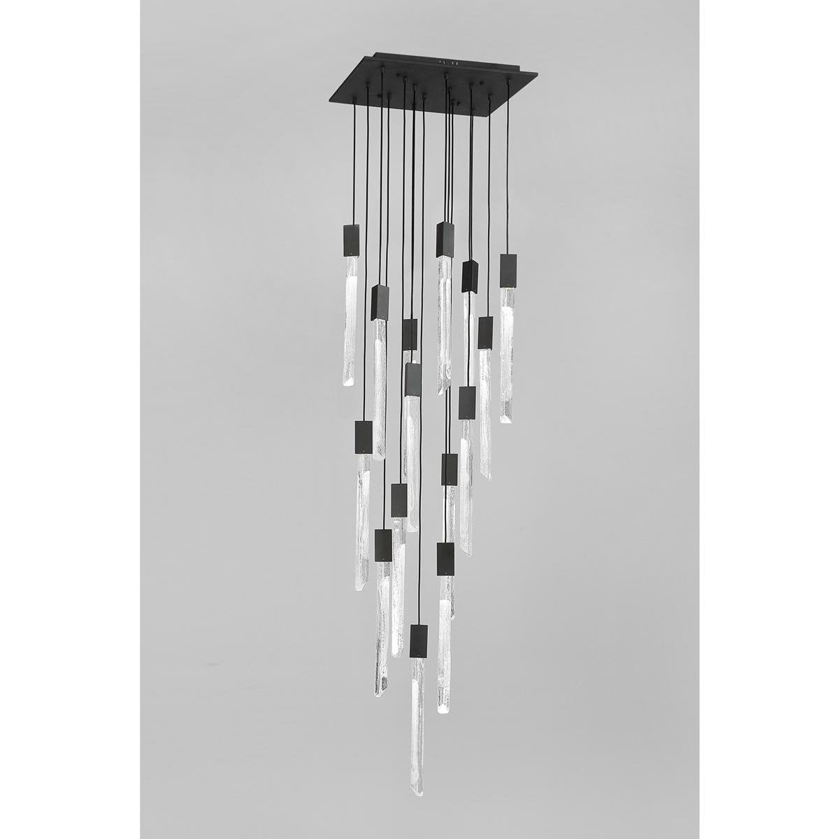 Alpine 15 Light Pendant, BlackBy Avenue Lighting