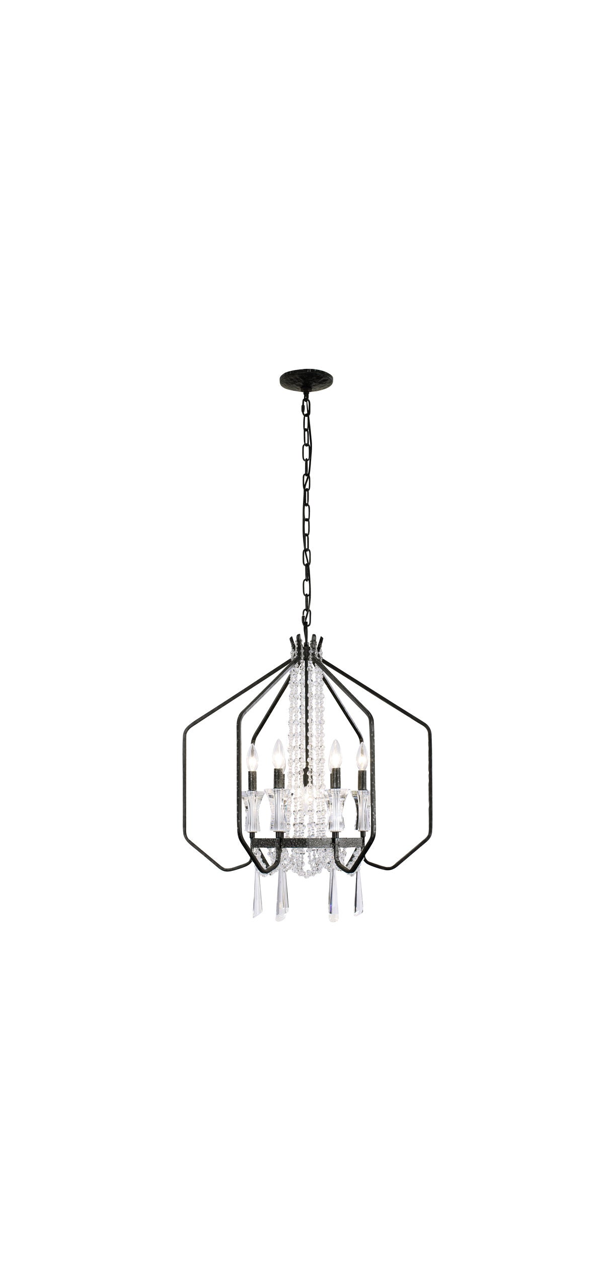 Barcelona 7-Lt Crystal Pendant - OnyxBy Varaluz