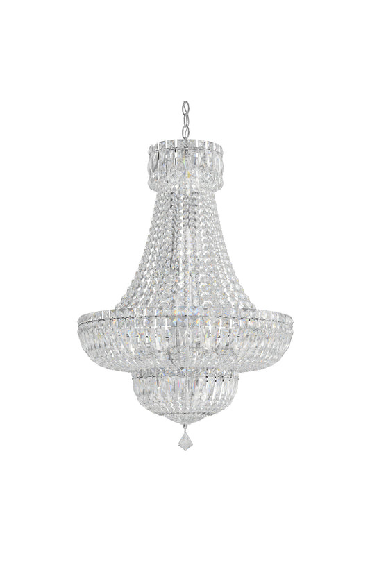 Petit Crystal Deluxe 20 Light Chandelier Silver Crystals SwarovskiBy Schonbek