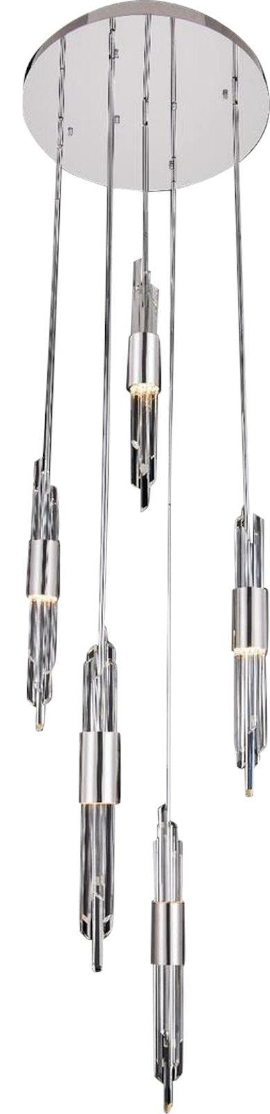 Polished Chrome Lucca Foyer LightBy KALCO LIGHTING