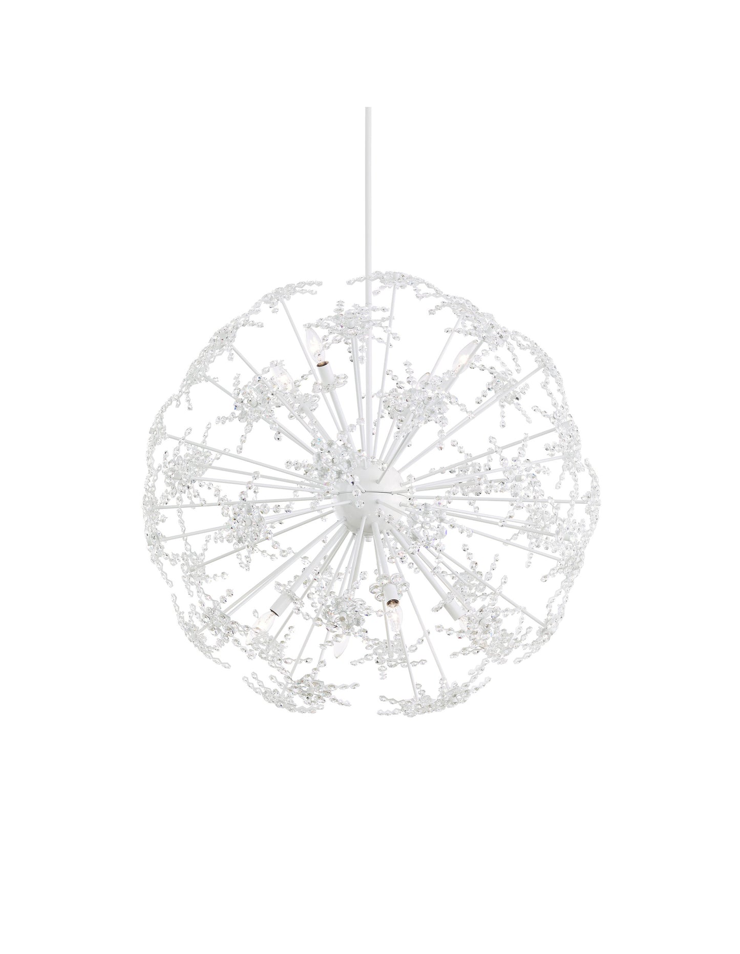 Schonbek Dn1036N-306S 8 Light Crystal Pendant, White LustreBy Schonbek