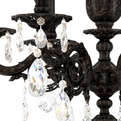 Schonbek 5676-76O 6 Light Crystal Chandelier, Heirloom BronzeBy Schonbek