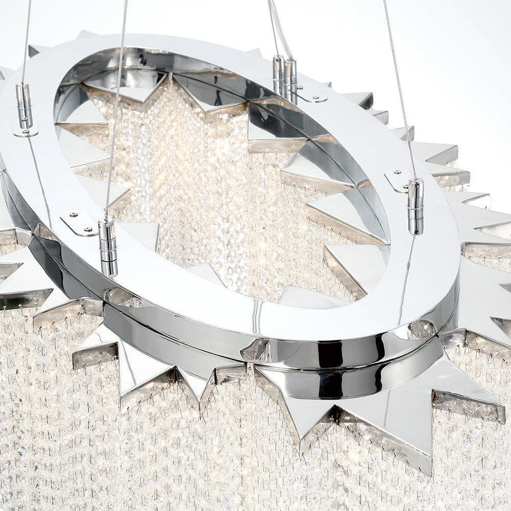 Cohen 18-Light Chandelier, ChromeBy Eurofase Lighting