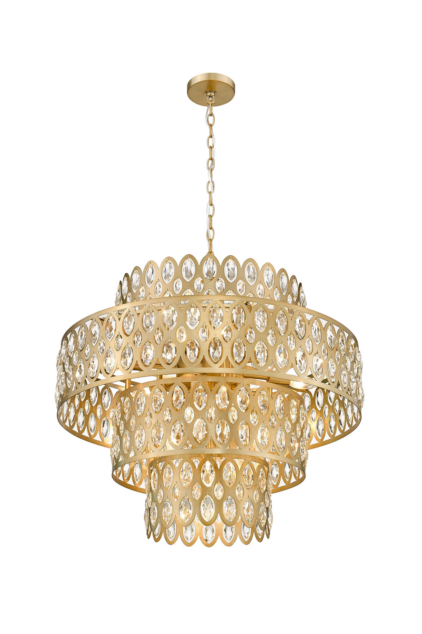 Dealey 13 Light Pendant Lighting, Heirloom BrassBy Z-LIte
