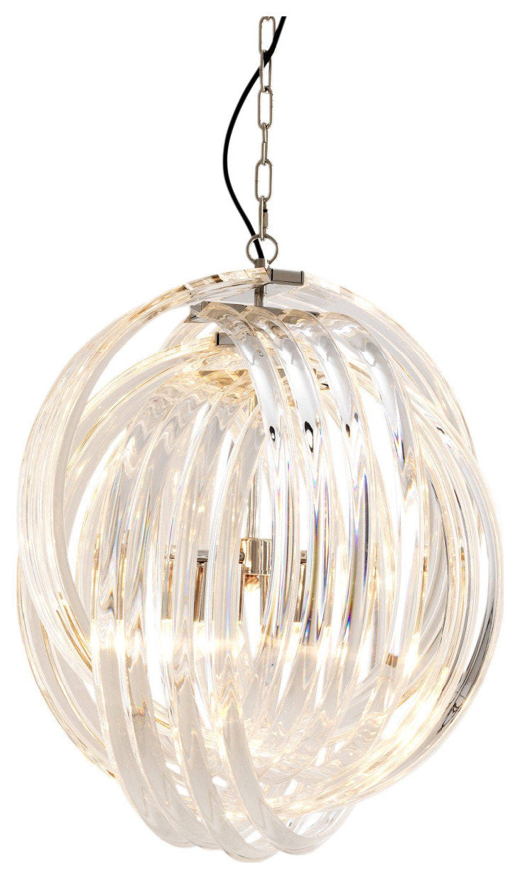 Lucite Loop Chandelier | Eichholtz Marco Polo MBy OROA - Furniture