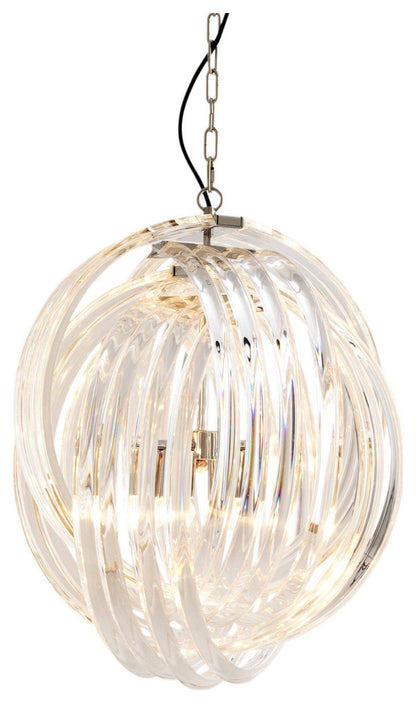 Lucite Loop Chandelier | Eichholtz Marco Polo MBy OROA - Furniture