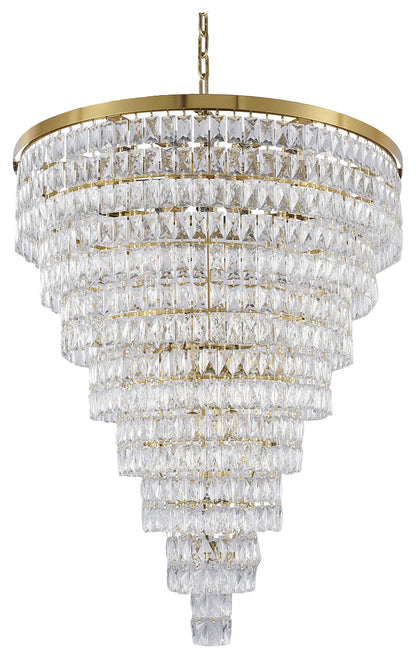 30-Light D36'' Gold Eight Tier ChandelierBy Design Living