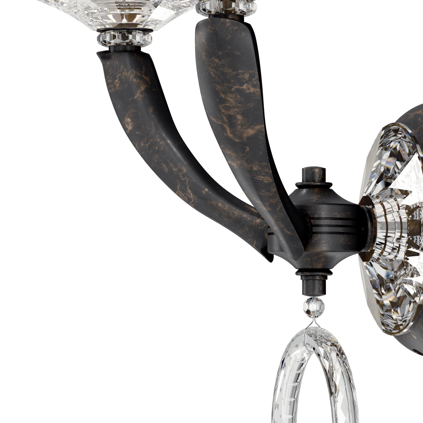 Schonbek Ma1002N-76O 2 Light Crystal Sconce, Heirloom BronzeBy Schonbek