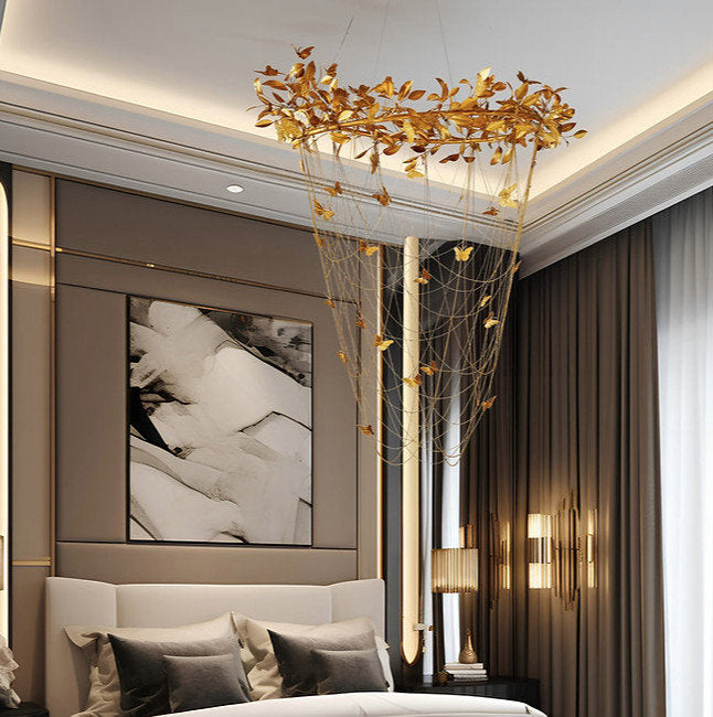 Beronia ChandelierBy Akari Lanterns