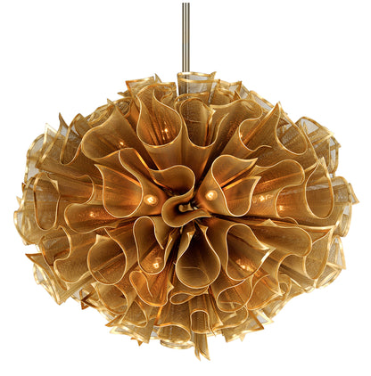 Pulse Pendant, Gold Leaf Finish, 45"By Corbett Lighting